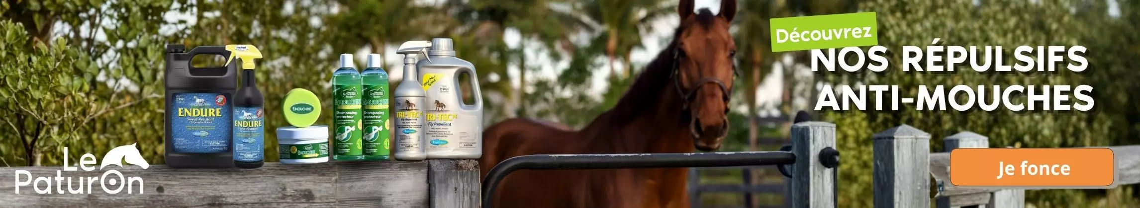 Nos répulsifs anti-mouche cheval - Le Paturon